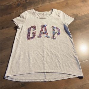 Sequin gap T-shirt